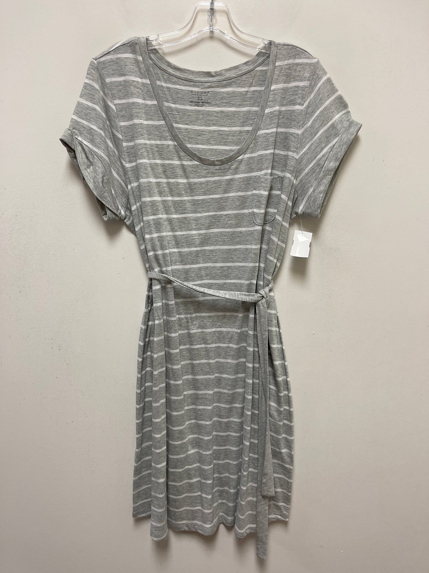 Grey Dress Casual Short Sonoma, Size Xl