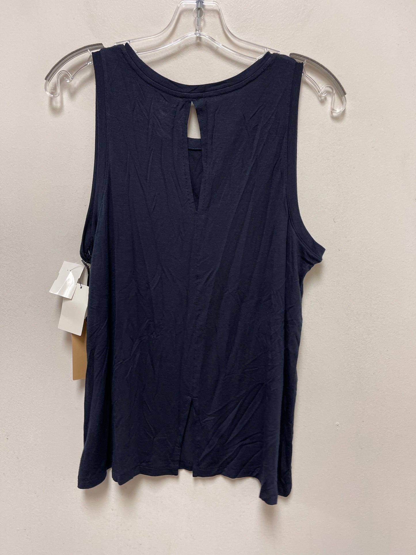 Blue Top Sleeveless Halogen, Size L