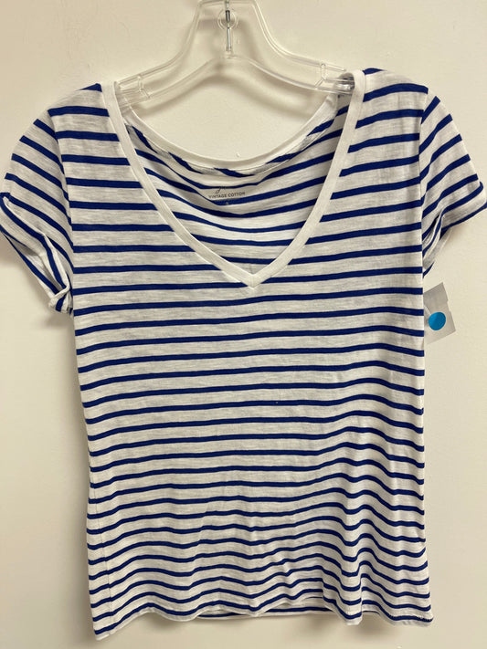 Blue Top Short Sleeve J. Crew, Size S