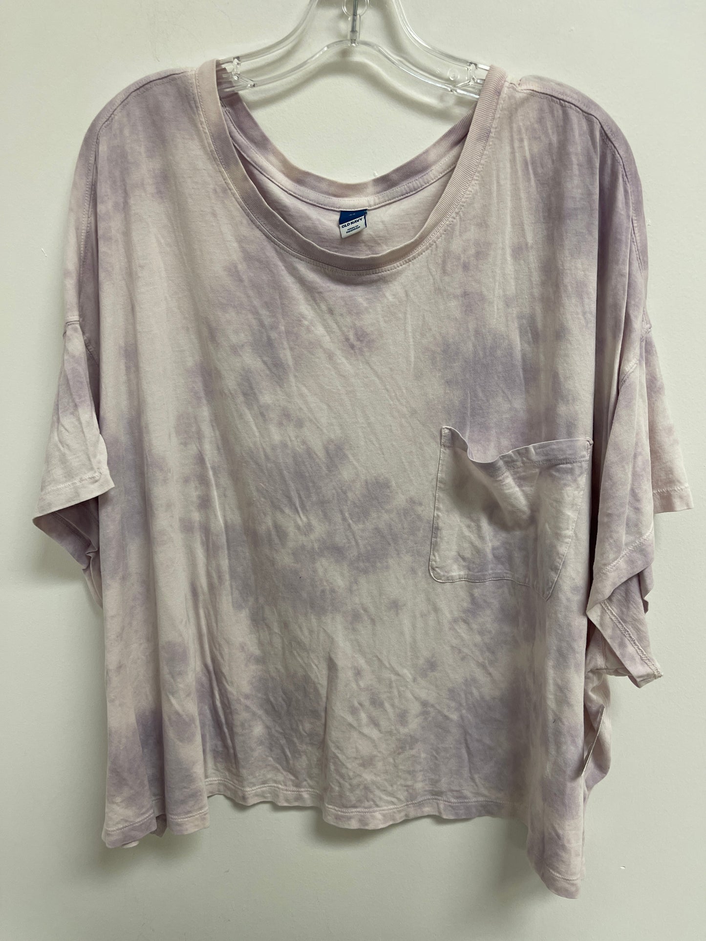 Purple Top Short Sleeve Old Navy, Size 4x