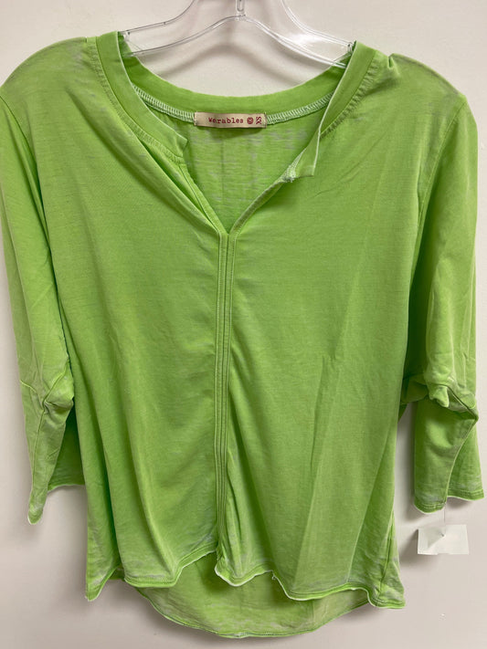 Green Top Long Sleeve Clothes Mentor, Size Xs