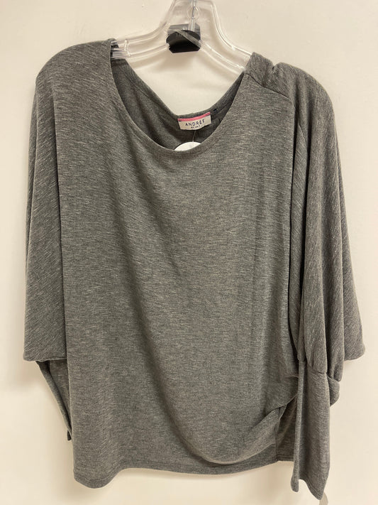 Grey Top Long Sleeve Andree By Unit, Size L
