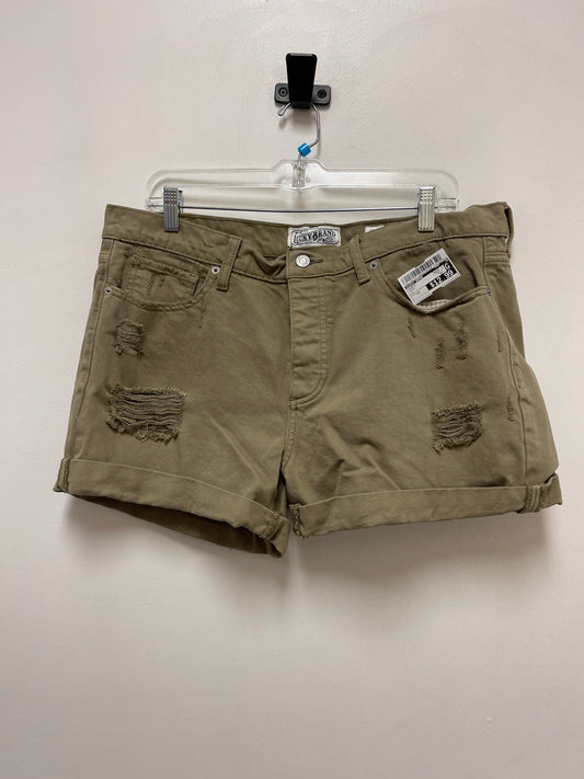 Green Shorts Lucky Brand, Size 12