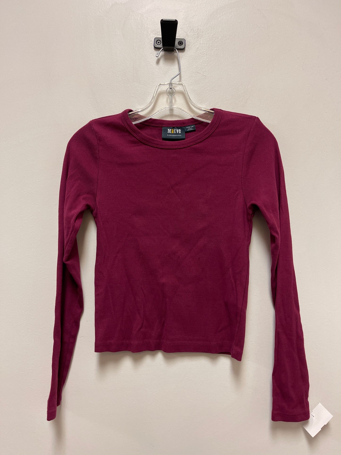 Top Long Sleeve By Maeve In Purple, Size: M