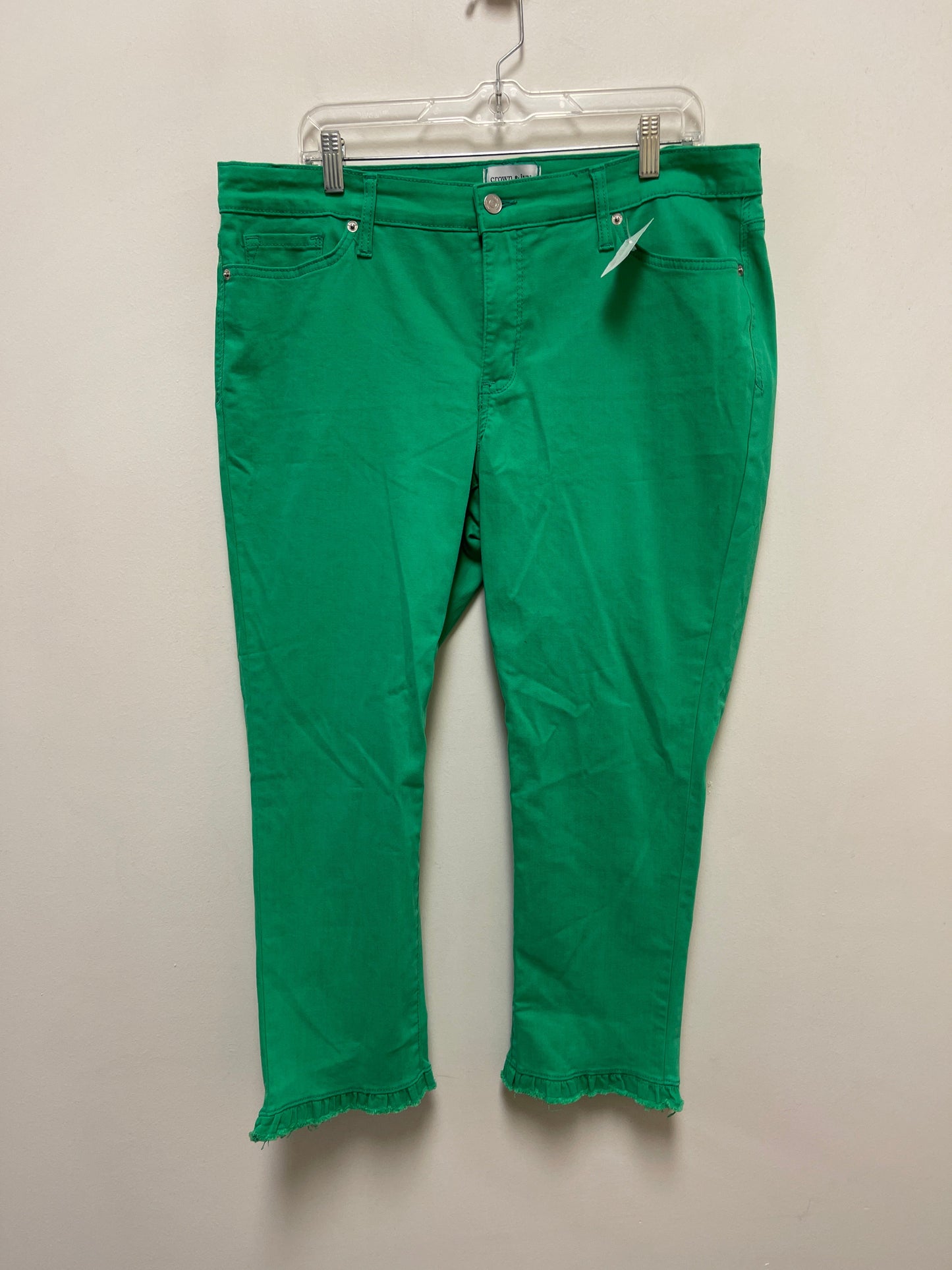 Pants Other By Crown And Ivy In Green, Size: 14