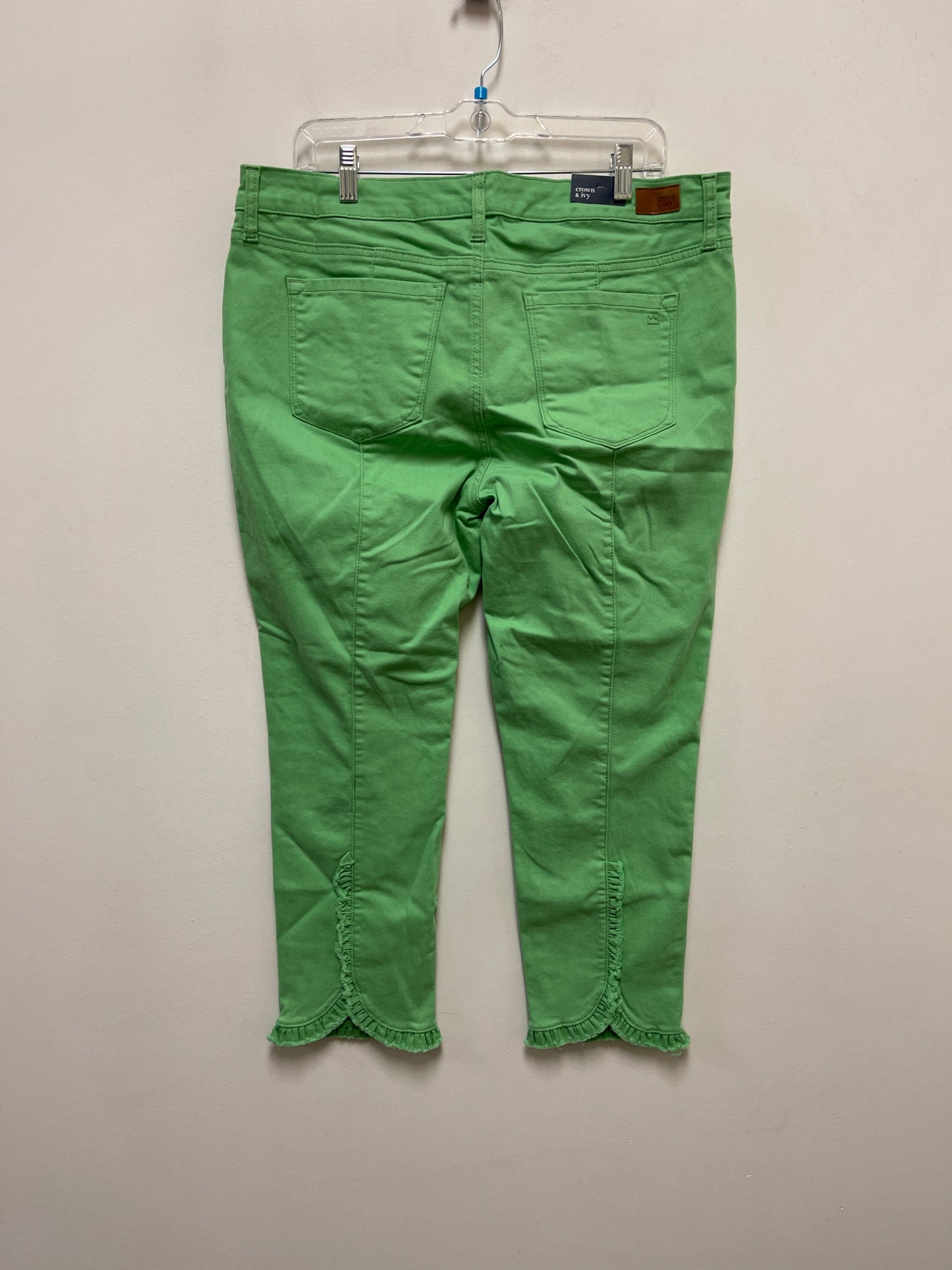 Pants Other By Crown And Ivy In Green, Size: 14