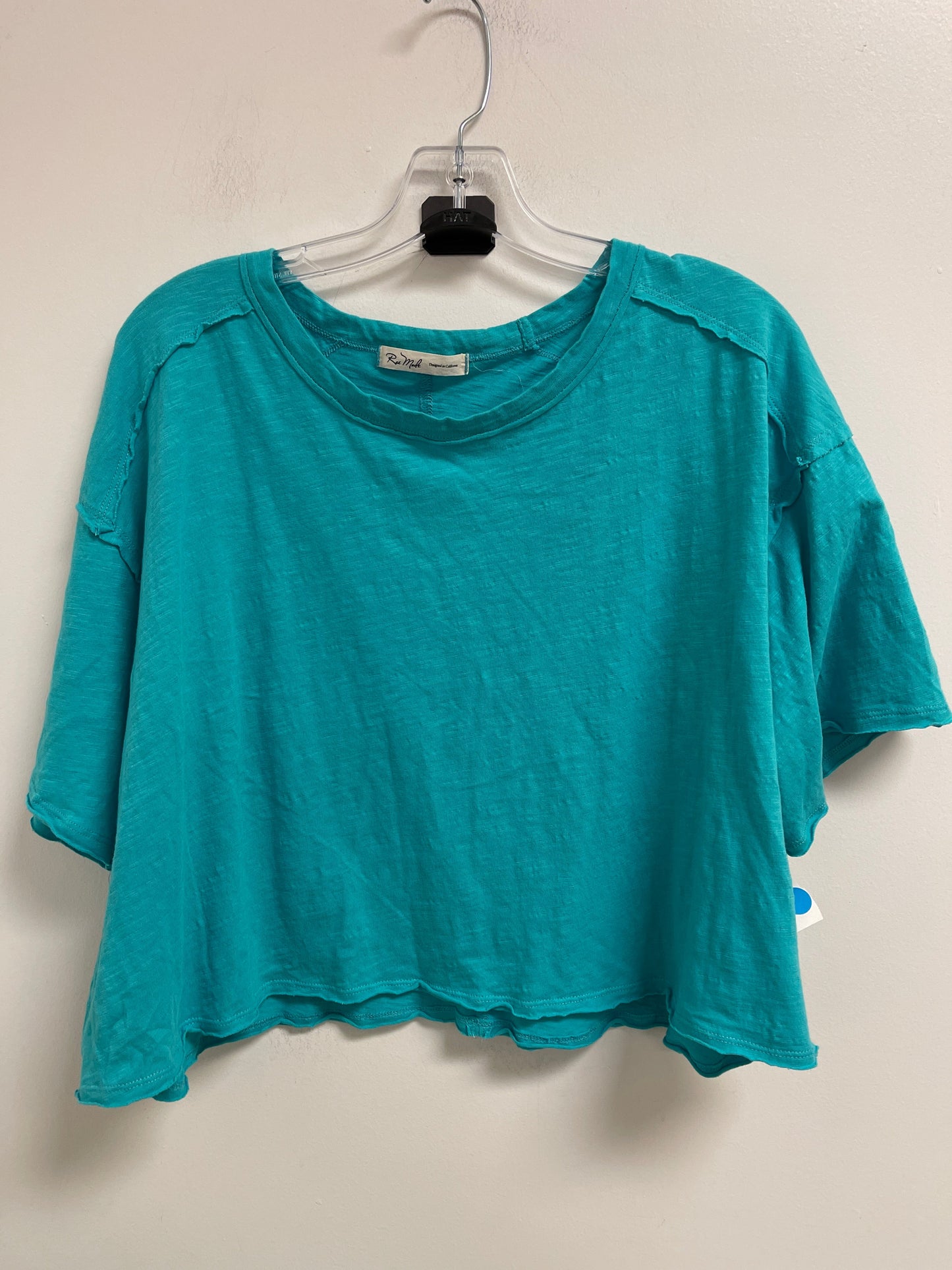 Top Short Sleeve By Clothes Mentor In Blue, Size: 1x