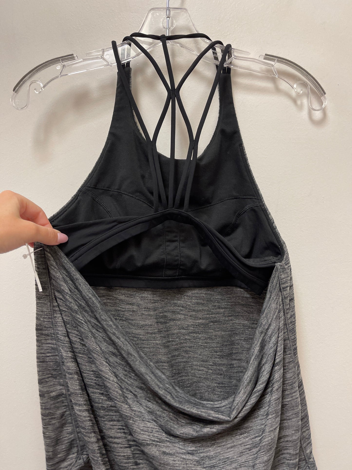 Athletic Tank Top By Lululemon In Grey, Size: S