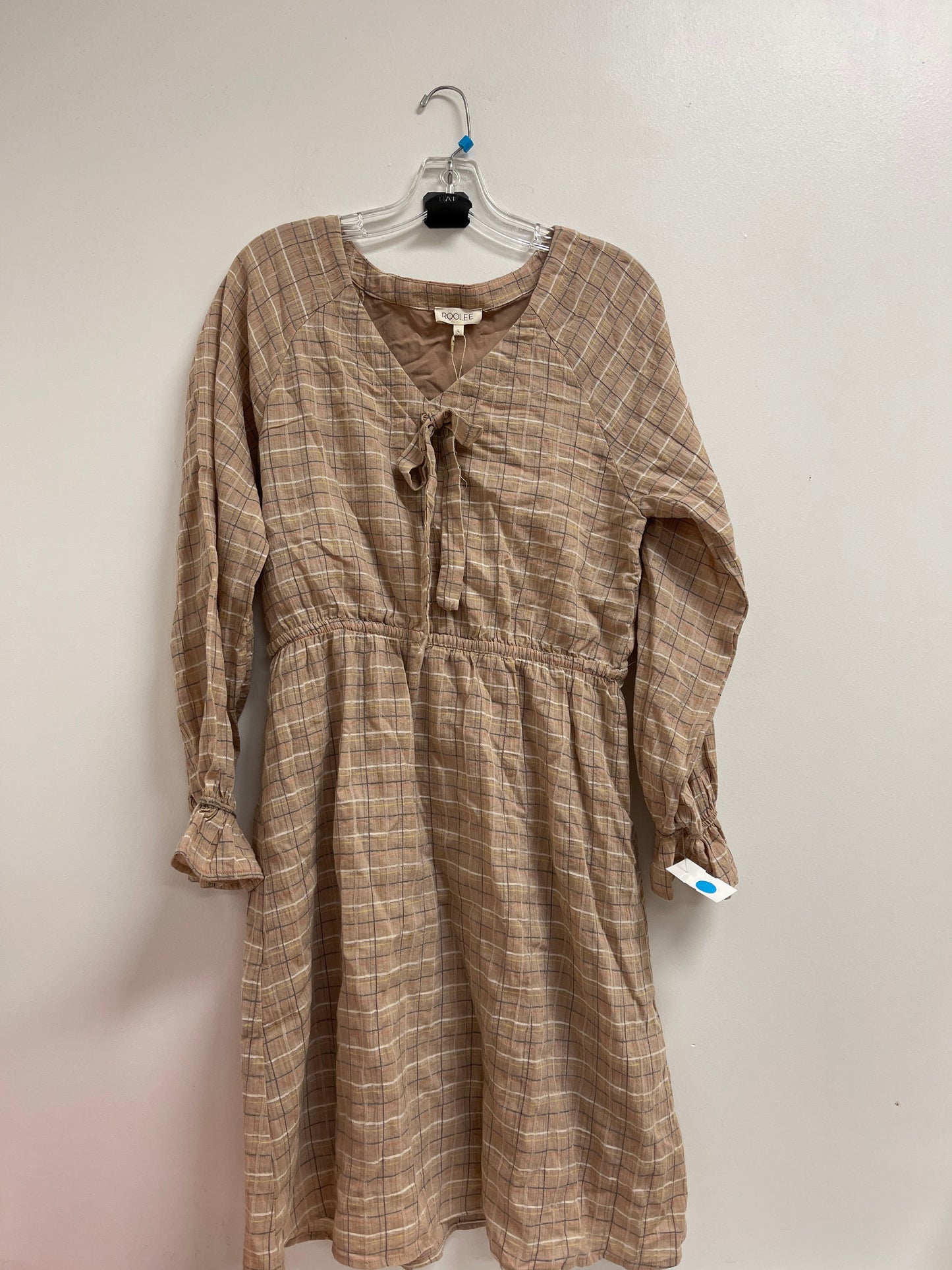 Dress Casual Short By Roolee In Brown, Size: L