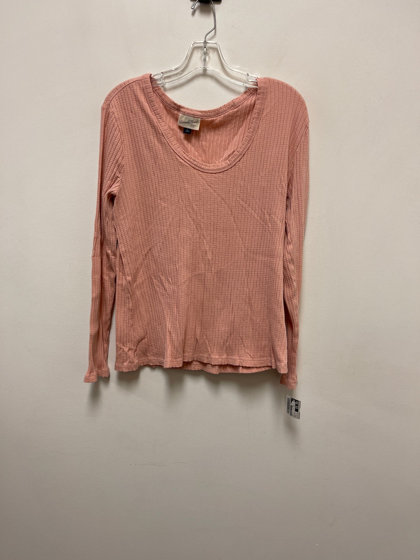 Top Long Sleeve By Universal Thread In Pink, Size: L