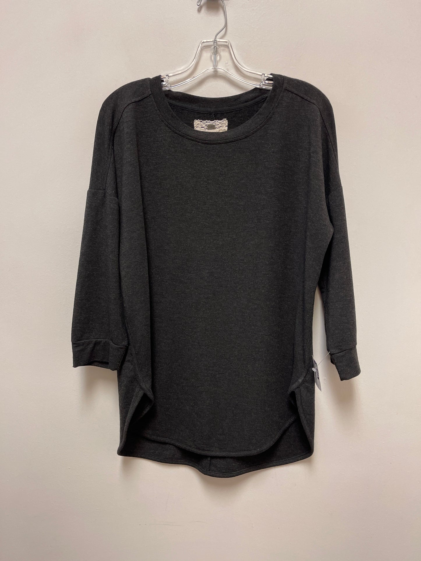 Tunic Long Sleeve By Cupio In Grey, Size: L