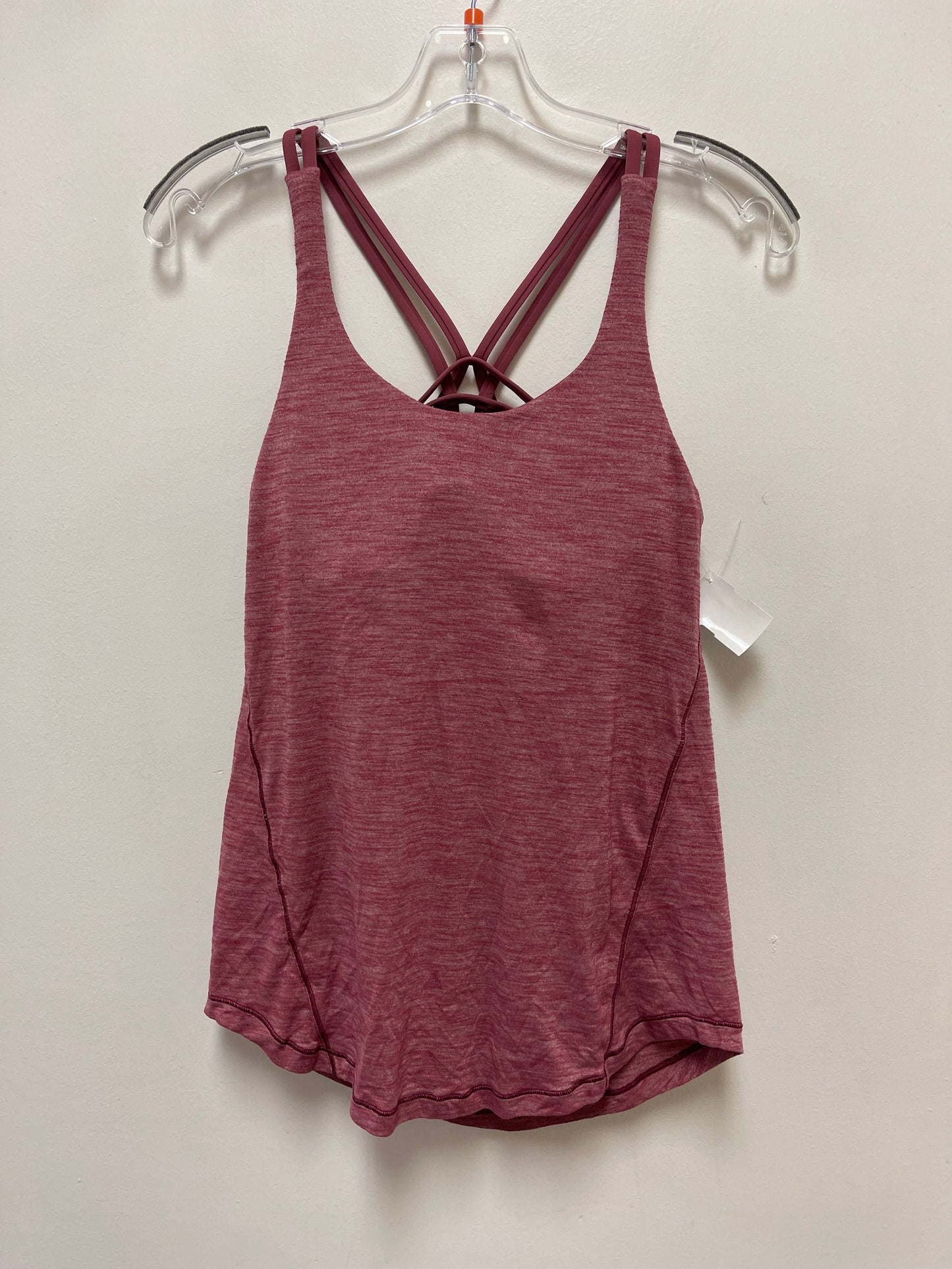 Athletic Tank Top By Lululemon In Pink, Size: 4