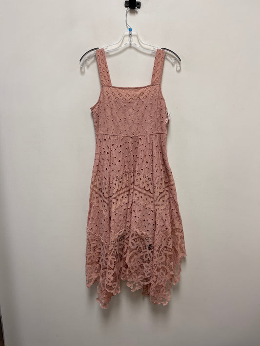 Dress Casual Midi By Maeve In Pink, Size: Xs