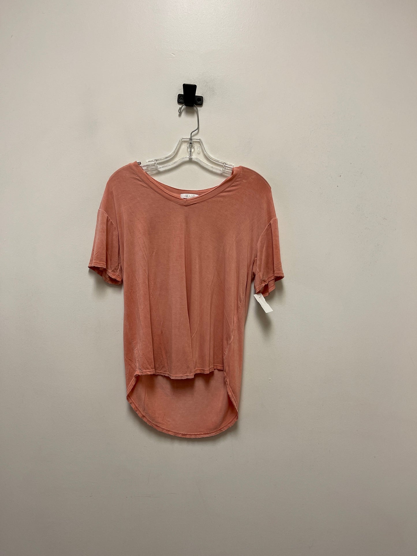 Top Short Sleeve By Abound In Pink, Size: S