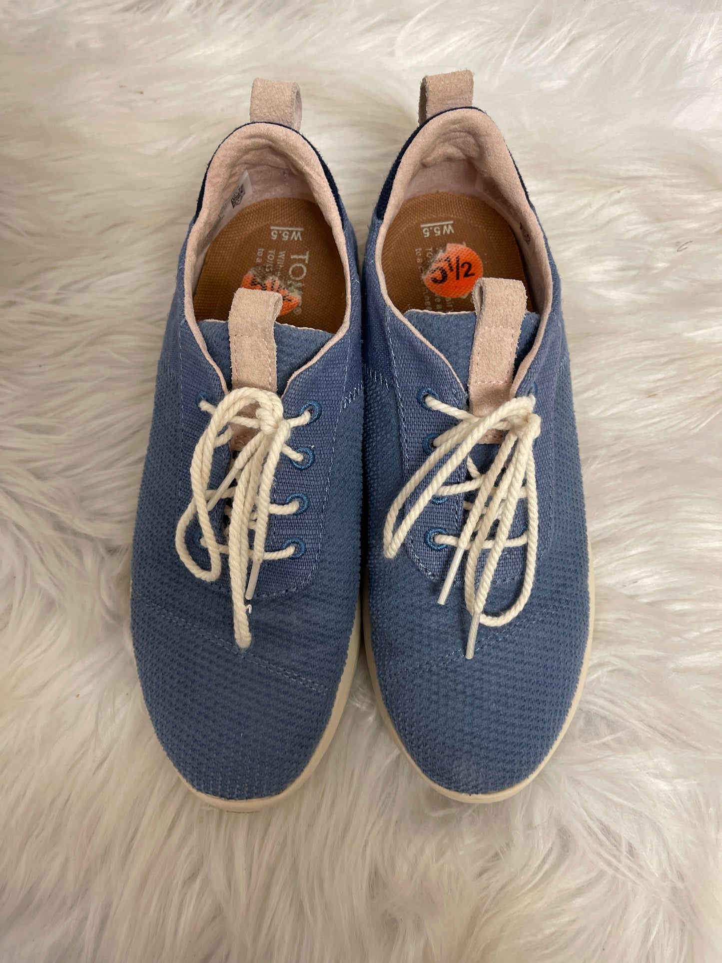 Shoes Sneakers By Toms In Blue, Size: 5.5