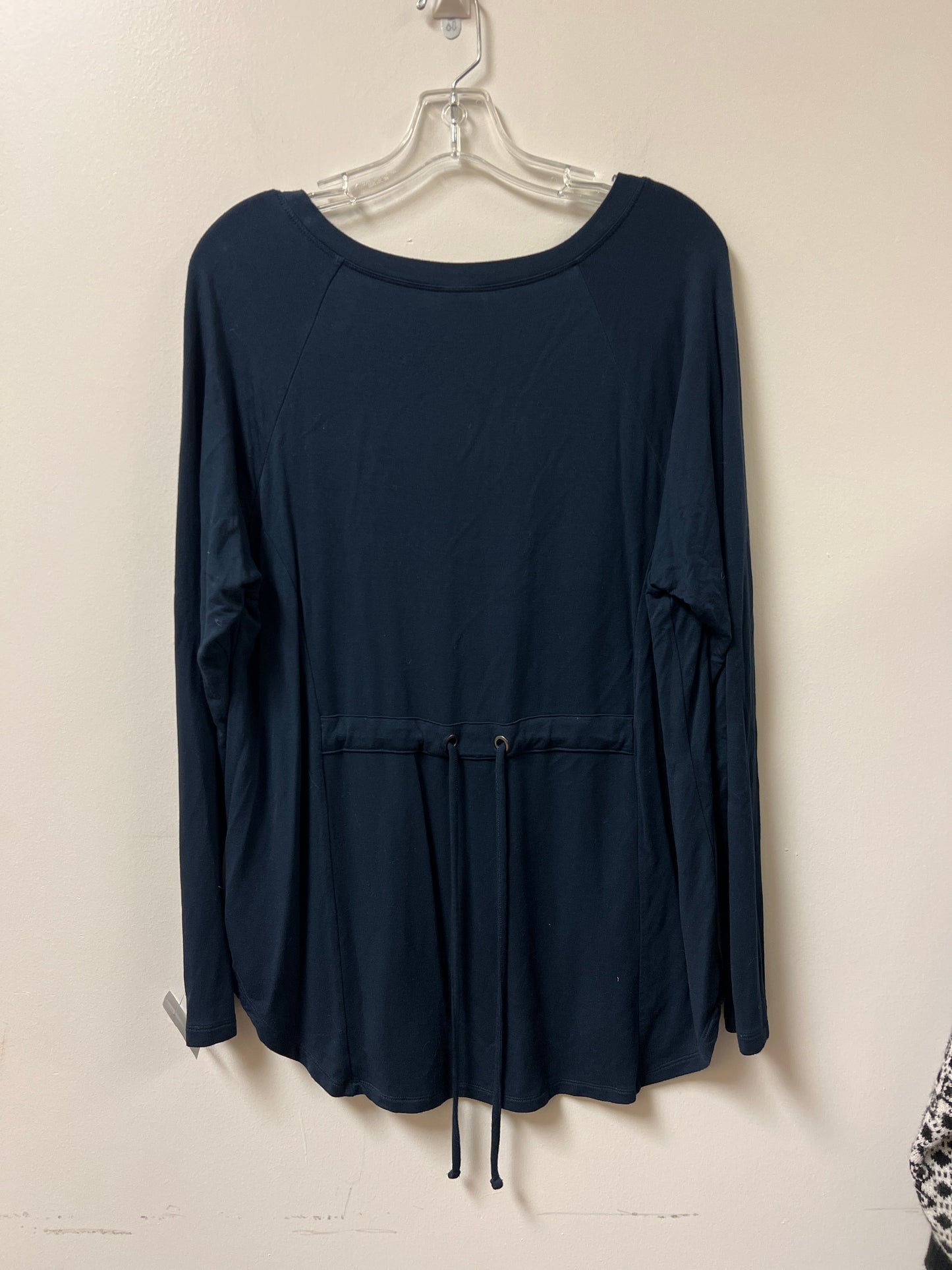 Top Long Sleeve By Cabi In Navy, Size: L