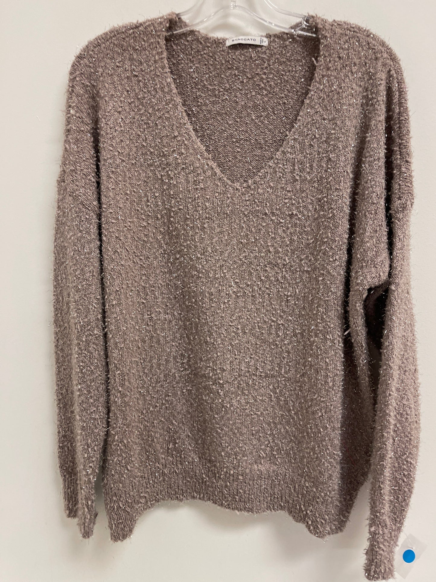 Sweater By Staccato In Taupe, Size: L