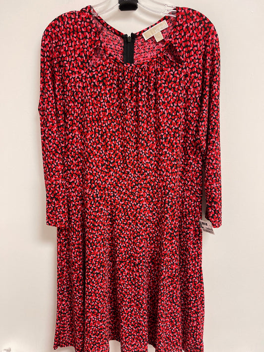 Dress Casual Short By Michael By Michael Kors In Red, Size: Xl