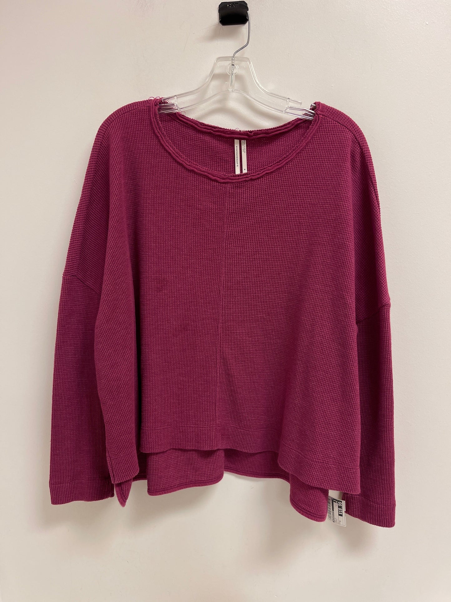 Top Long Sleeve By Anthropologie In Purple, Size: M