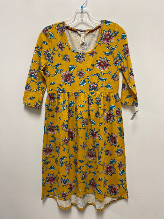 Dress Casual Short By Matilda Jane In Yellow, Size: Xs