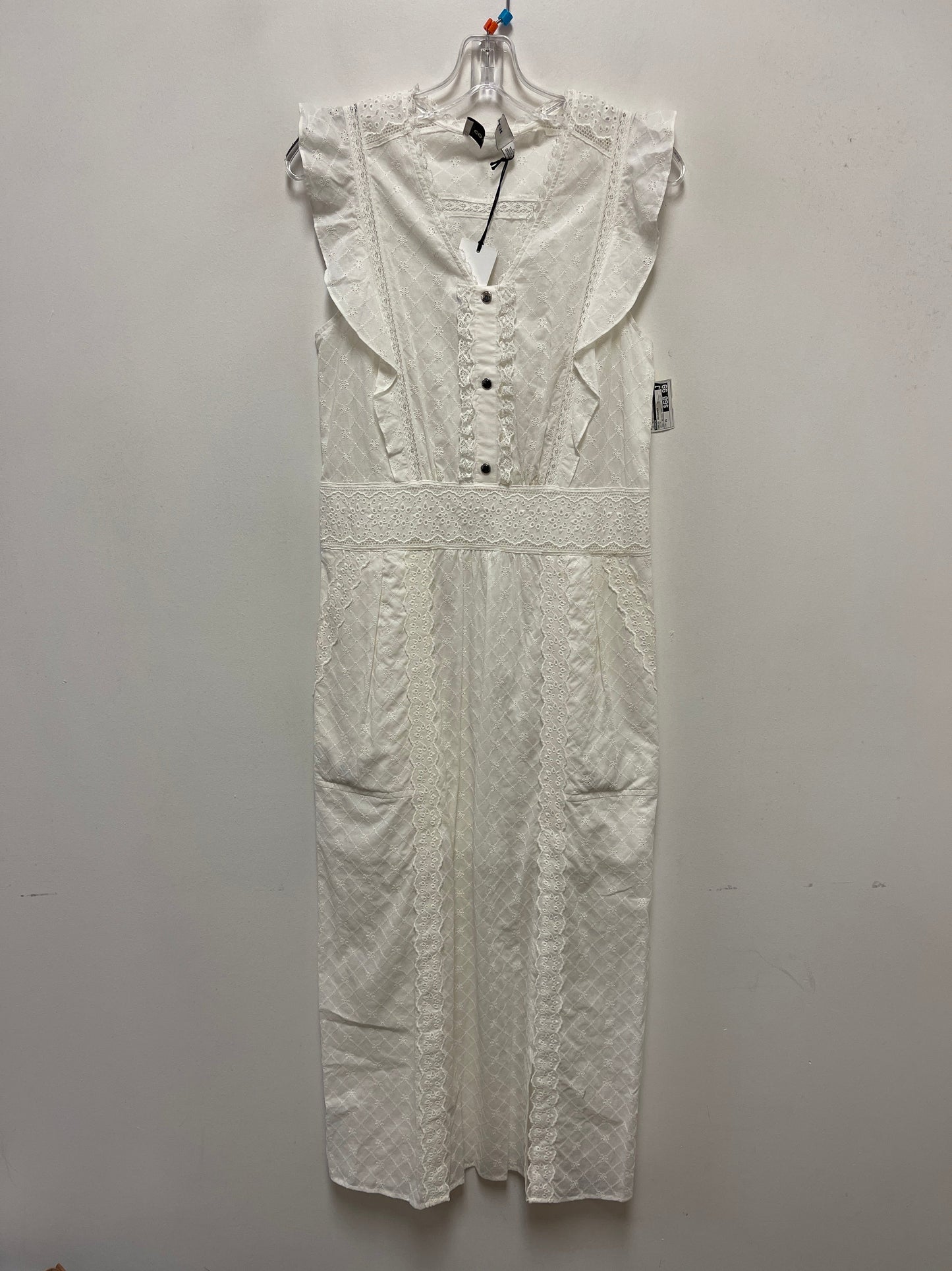 Dress Designer By Coach In White, Size: Xs