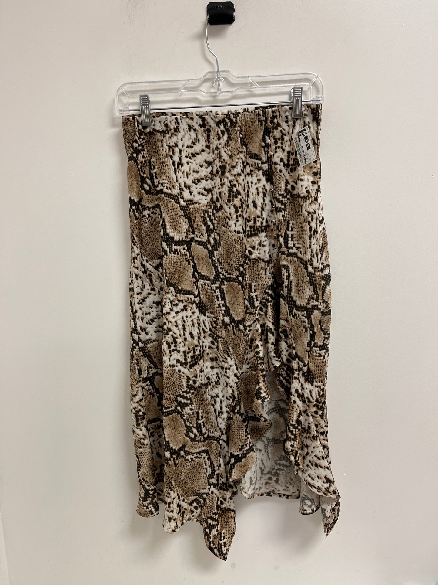 Skirt Midi By Clothes Mentor In Animal Print, Size: S