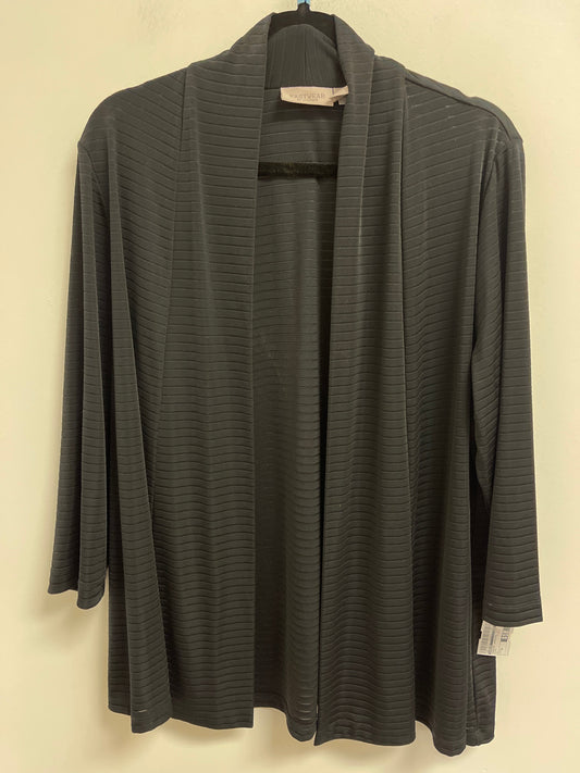 Sweater Cardigan By Chicos In Black, Size: Xl