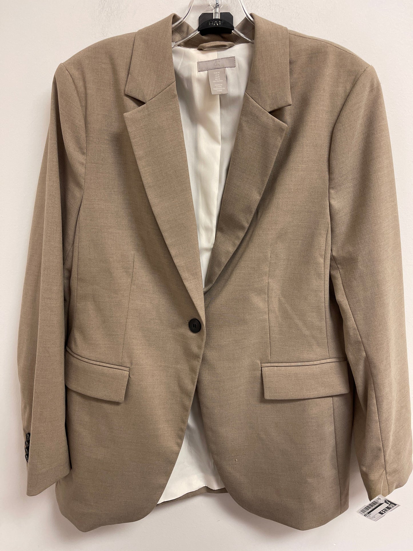 Blazer By H&m In Tan, Size: M