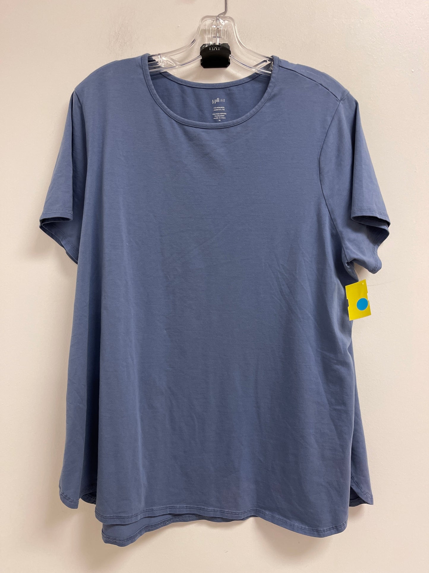 Top Short Sleeve By J. Jill In Blue, Size: Xl