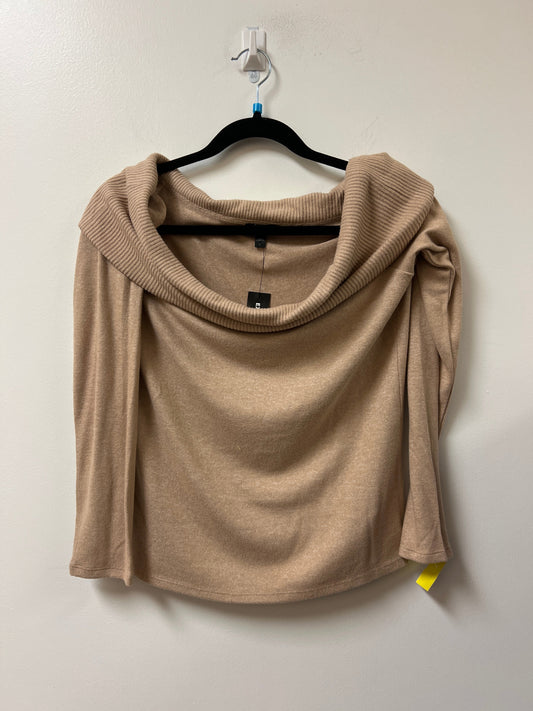 Sweater By Express In Tan, Size: L