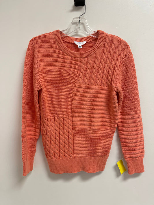 Sweater By Time And Tru In Orange, Size: S