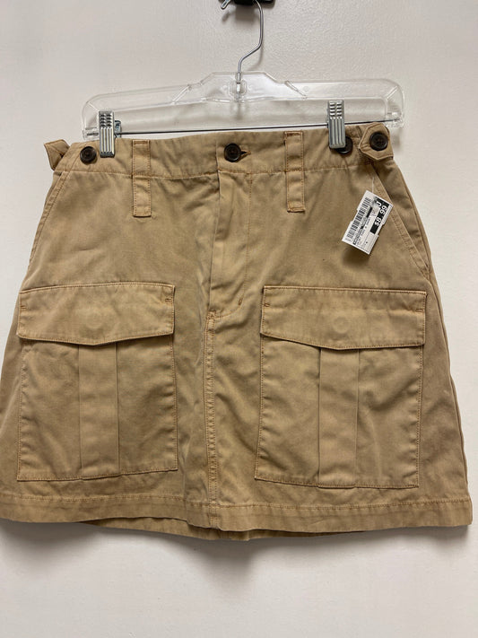 Skirt Mini & Short By Universal Thread In Tan, Size: 4