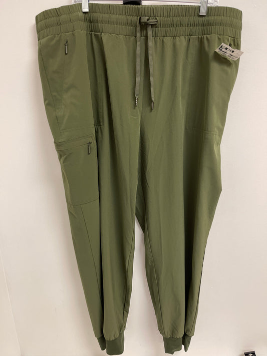 Athletic Pants By Chicos In Green, Size: 20