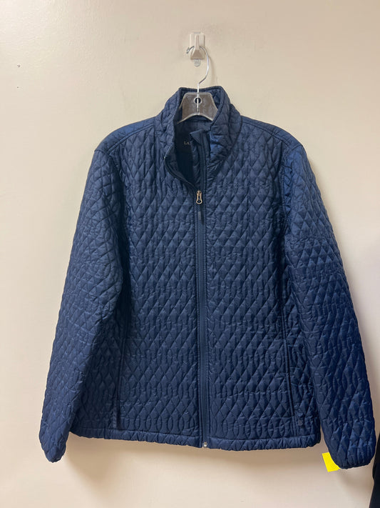 Coat Other By Lands End In Navy, Size: Xl