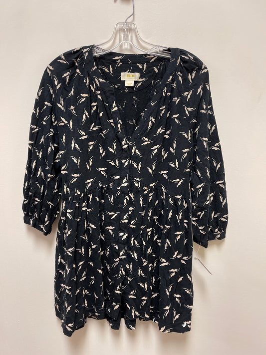 Tunic Long Sleeve By Maeve In Navy, Size: M