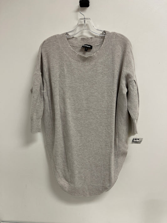 Tunic Long Sleeve By Express In Grey, Size: M