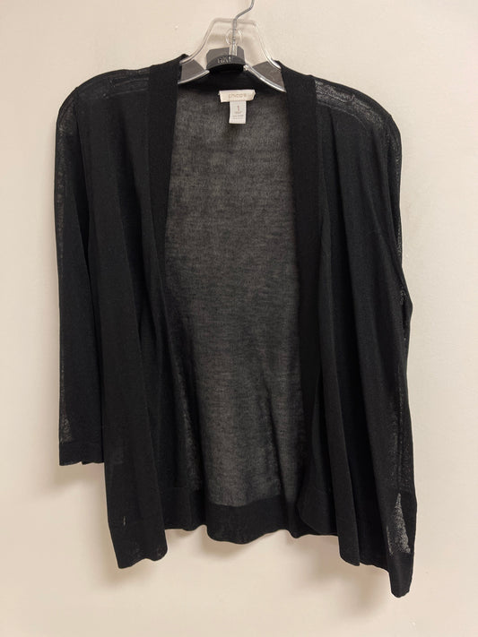 Sweater Cardigan By Chicos In Black, Size: M