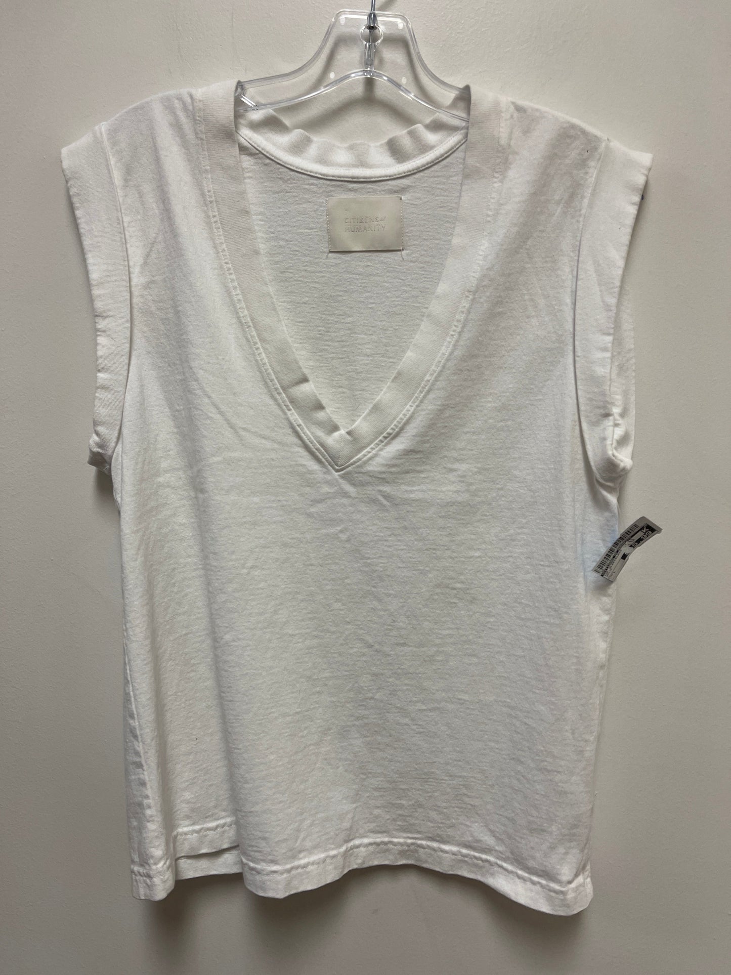 Top Sleeveless By Citizens Of Humanity In White, Size: L