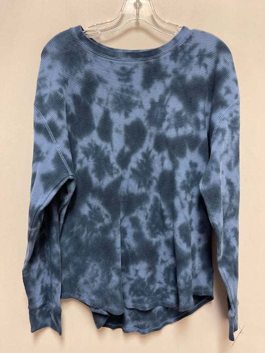 Top Long Sleeve By Time And Tru In Blue, Size: 2x