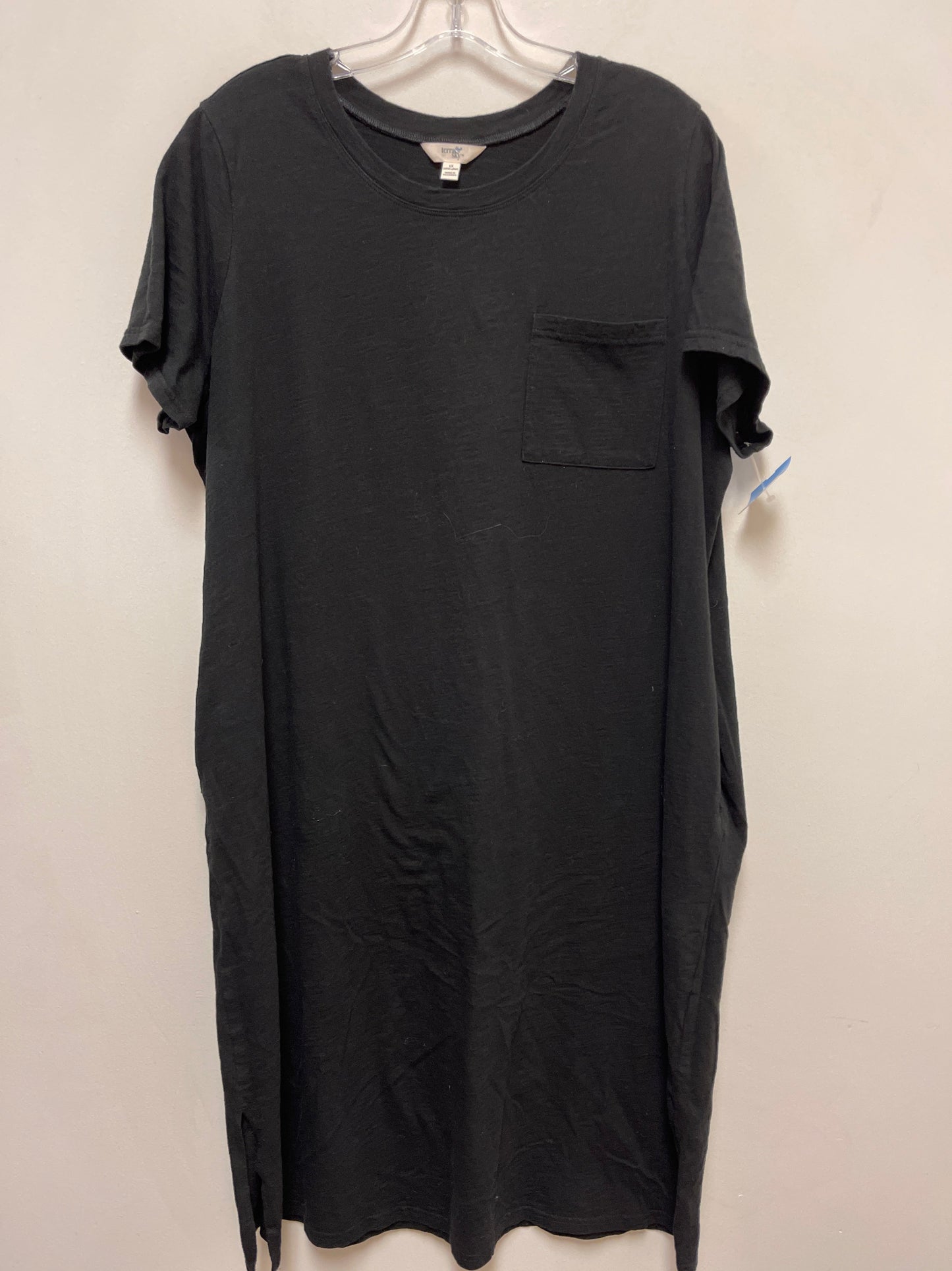 Dress Casual Midi By Terra & Sky In Black, Size: 1x