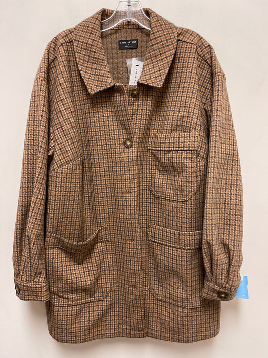 Jacket Shirt By Lane Bryant In Brown, Size: 2x