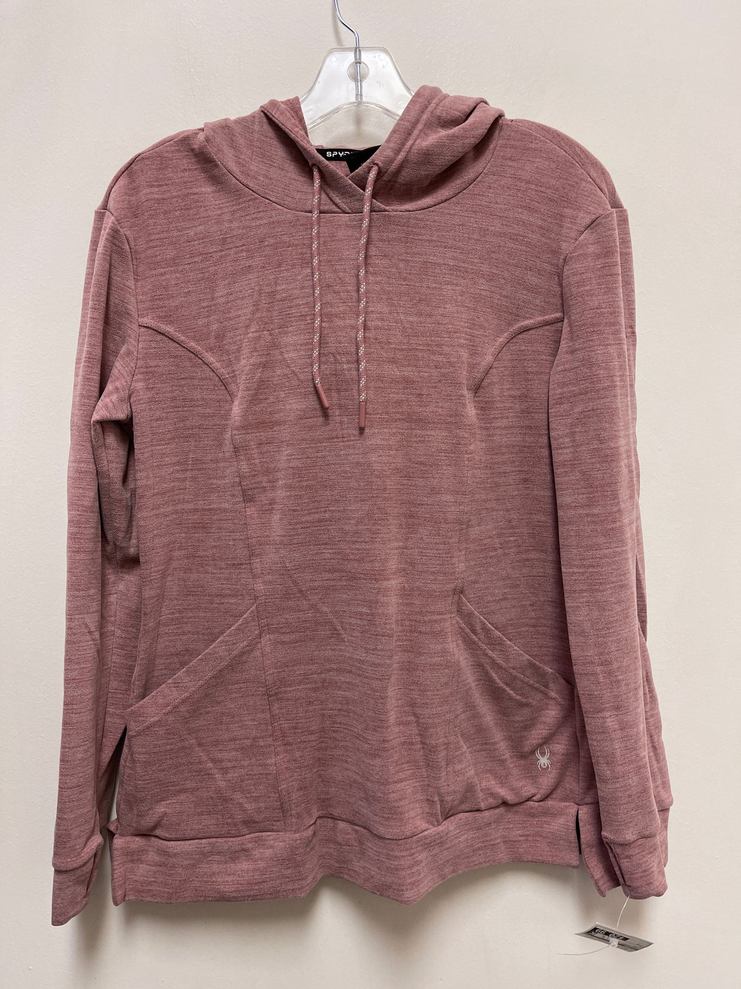 Sweatshirt Hoodie By Spyder In Pink, Size: M