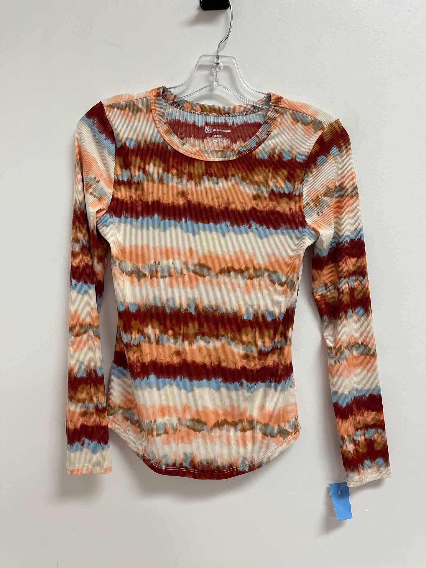 Top Long Sleeve By No Boundaries In Orange, Size: S