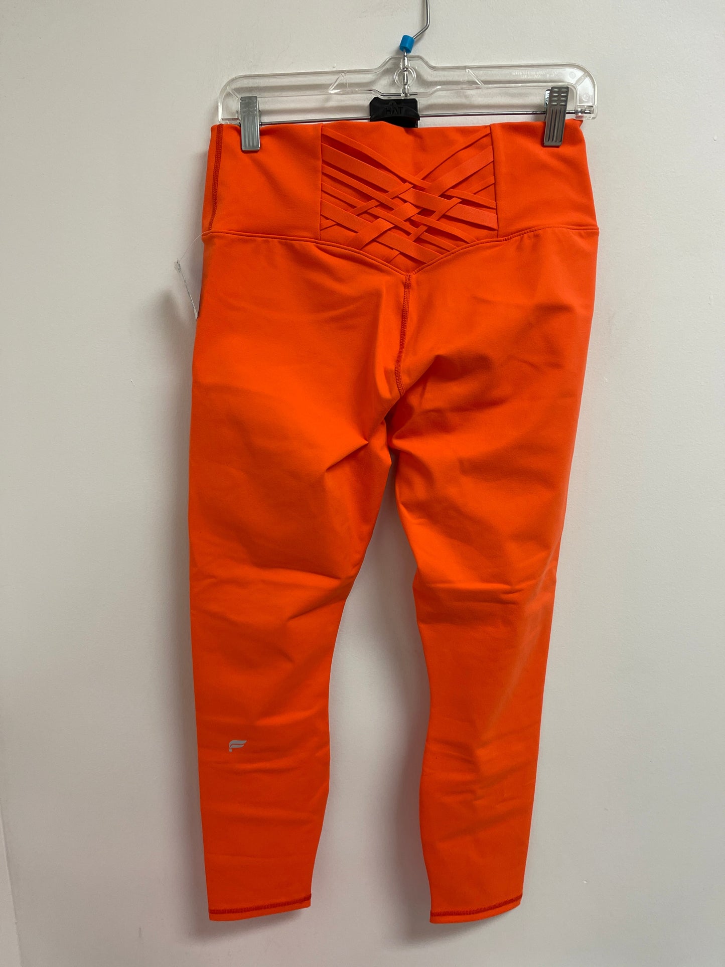 Athletic Leggings By Fabletics In Orange, Size: L