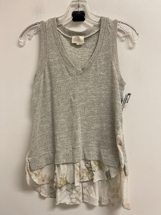 Top Sleeveless By Deletta In Grey, Size: Xs