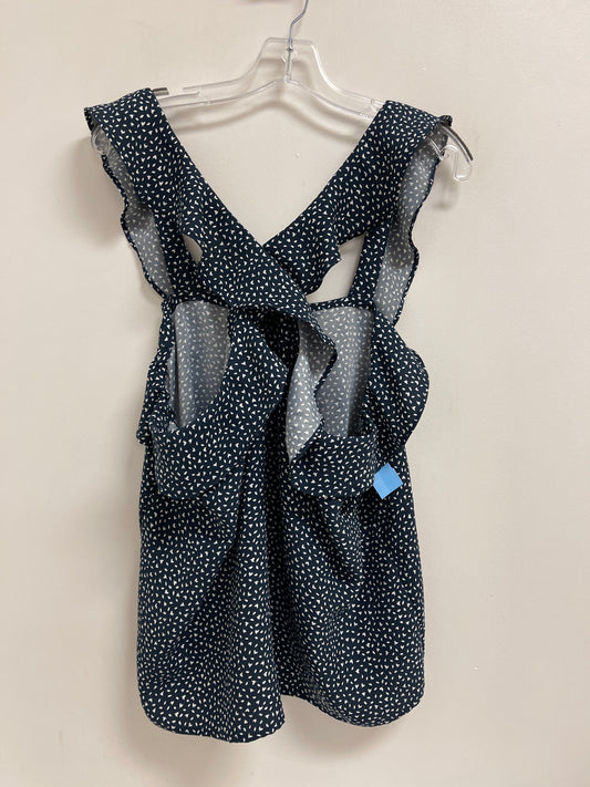 Top Sleeveless By Banana Republic In Navy, Size: Xl