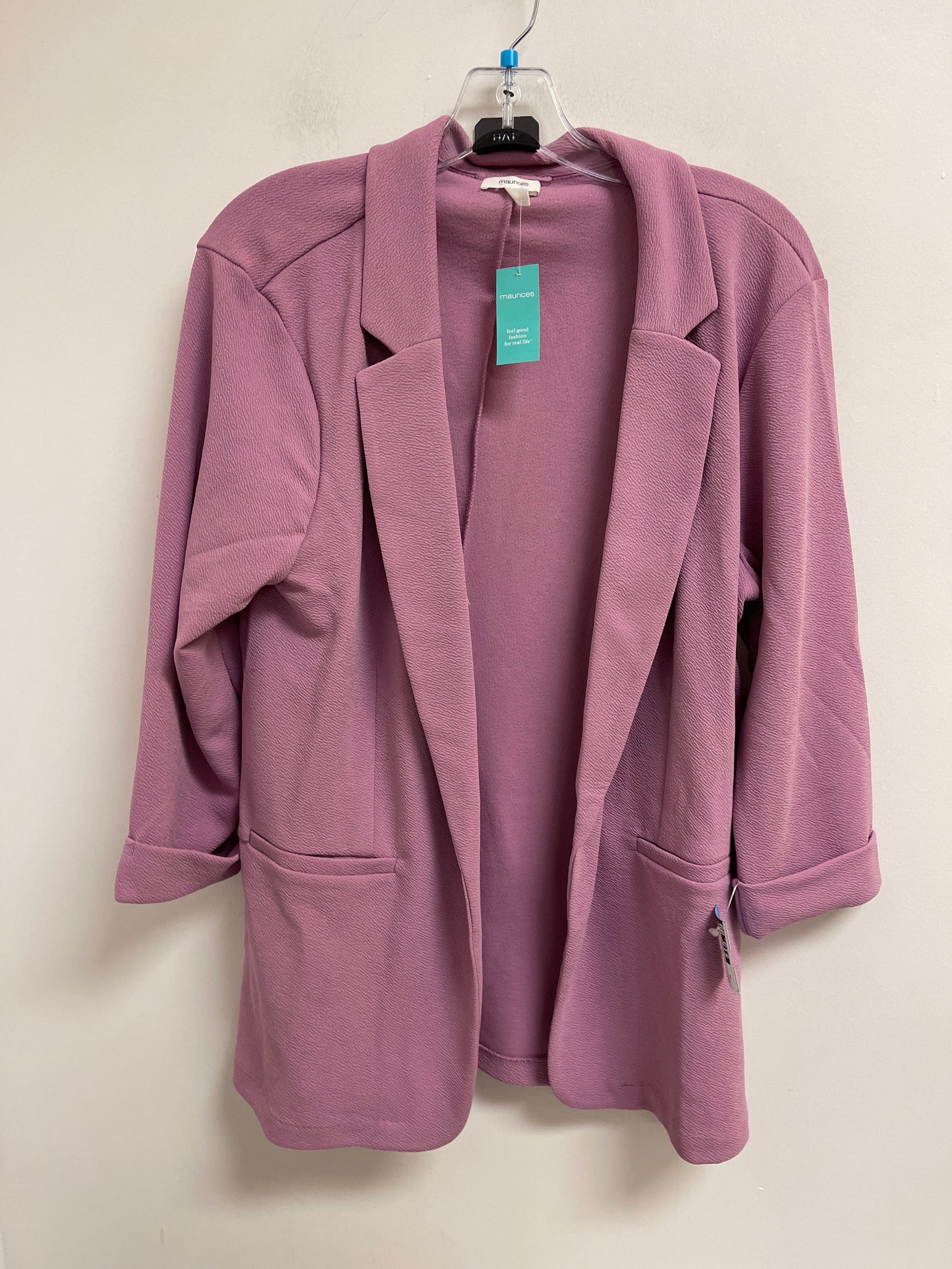 Blazer By Maurices In Purple, Size: Xl