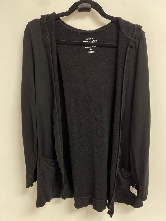 Sweater Cardigan By Torrid In Black, Size: Xl