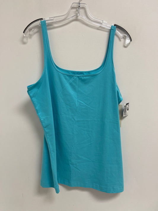 Tank Top By Sejour In Blue, Size: 2x