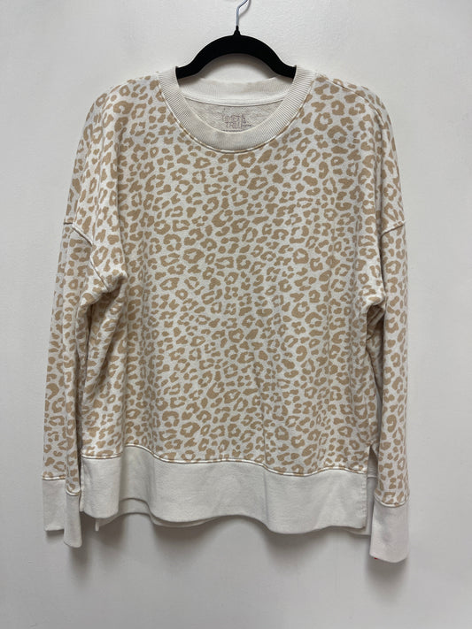 Sweater By Time And Tru In Animal Print, Size: L